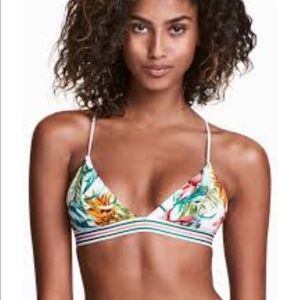 H&M floral Triangle bikini set